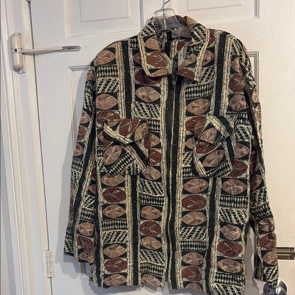 Patterned Women's Fleece Jacket